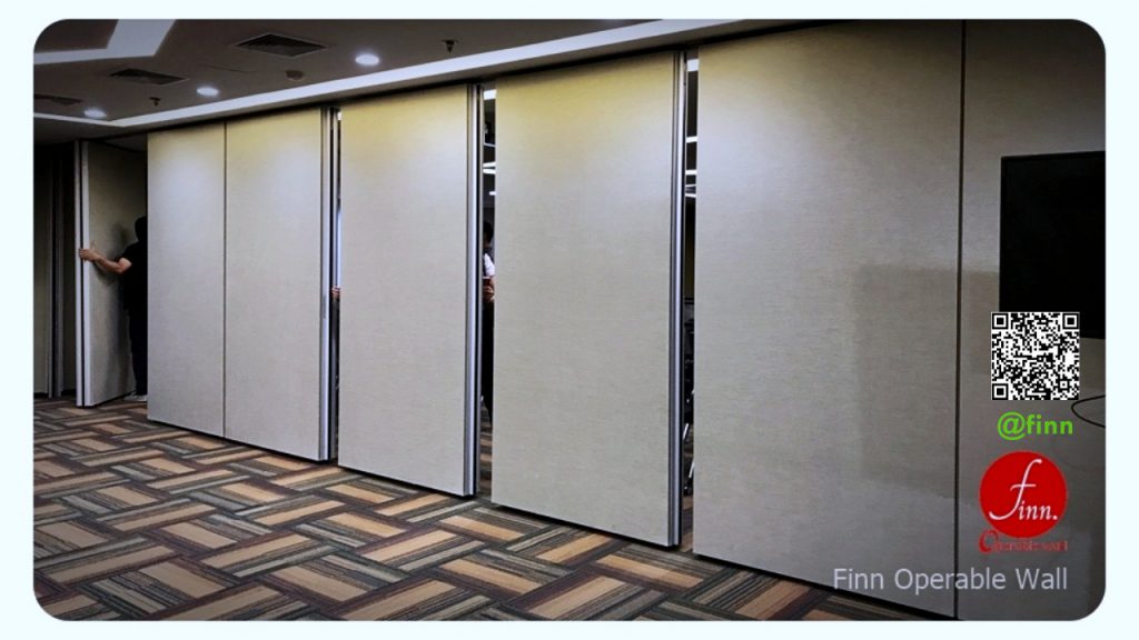 MOVABLE WALL SYSTEM (ผนังกันเสียงเคลื่อนที่) By FINN De'cor